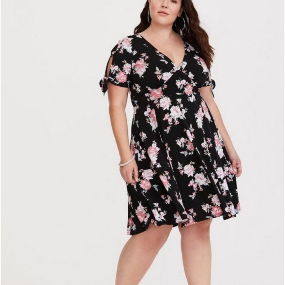 Torrid Mini Studio Knit Skater Dress